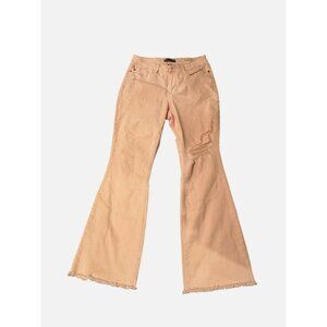 Judy Blue Wide Leg Distressed Jeans |‎ Baby Pink | Size 16W